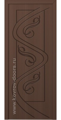 Дверь деревянная межкомнатная Лира венге ПГ